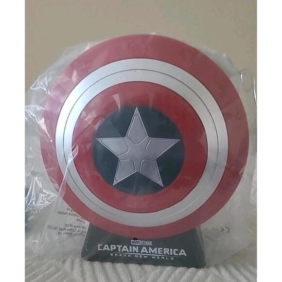 Captain America Brave New World Winged Shield Popcorn Bucket Movie Cinema NEW - Picture 2 of 4